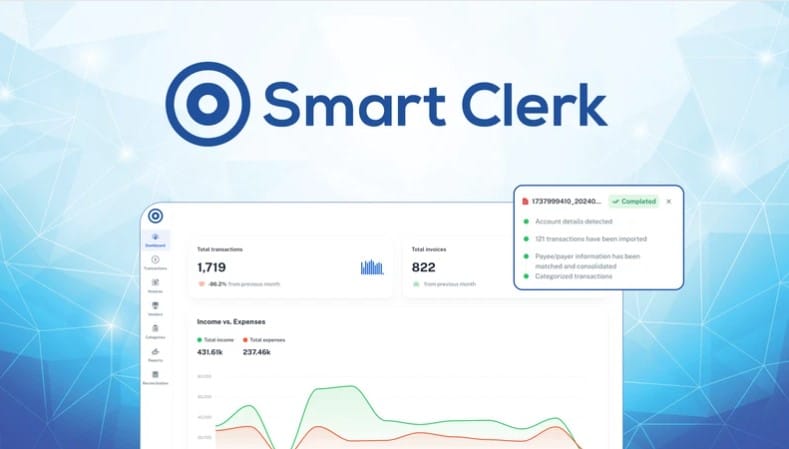 Smart Clerk Lifetime Deal dashboard screenshot